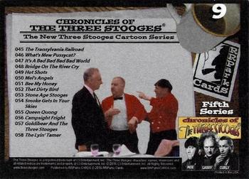2016 RRParks Chronicles of the Three Stooges - The New Three Stooges Cartoon Series #9 Cartoon list 045-058 Back