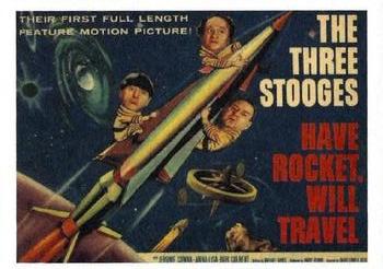 2016 RRParks Chronicles of the Three Stooges - Have Rocket, Will Travel #2 alien hands approach Front