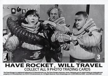 2016 RRParks Chronicles of the Three Stooges - Have Rocket, Will Travel #3 alien snake around Moe's neck Back