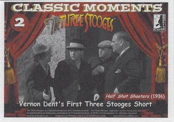 2016 RRParks Chronicles of the Three Stooges - Classic Moments #2 Vernon Dent's First Three Stooges Short in Half Shot Shooters (1936) Back