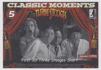 2016 RRParks Chronicles of the Three Stooges - Classic Moments #5 First 3D Three Stooges Short in Spooks (1953) Back