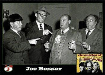 2016 RRParks Chronicles of the Three Stooges - Joe Besser #JB3 Joe became a regular presence during the 1950s gol Front
