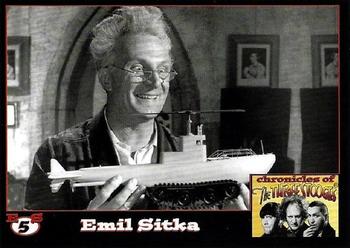 2016 RRParks Chronicles of the Three Stooges - Emil Sitka #ES5 Credits - 1958-1965 Front