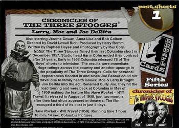 2016 RRParks Chronicles of the Three Stooges - Post Shorts #1 Have rocket - Will Travel 1959 Back