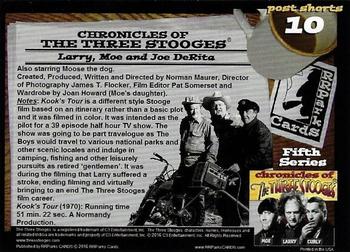 2016 RRParks Chronicles of the Three Stooges - Post Shorts #10 Kook's Tour 1970 Back