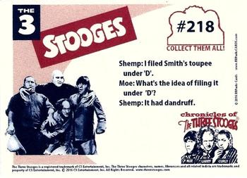 2016 RRParks Chronicles of the Three Stooges - Stooge Retro-Stalgic #218 