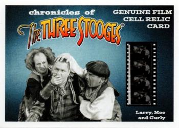 2015 RRParks Chronicles of the Three Stooges - Film Cell Cards #FC3 Larry, Moe and Curly Front