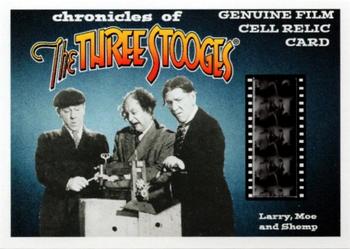2015 RRParks Chronicles of the Three Stooges - Film Cell Cards #FC4 Larry, Moe and Shemp Front