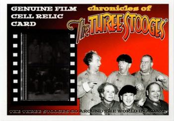 2015 RRParks Chronicles of the Three Stooges - Film Cell Cards #FC6 The Three Stooges Go Around the World in a Daze Front