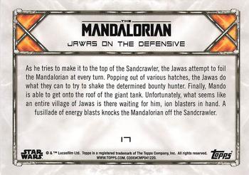 2020 Topps Star Wars: The Mandalorian Season 1 #17 Jawas on the Defensive Back