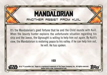 2020 Topps Star Wars: The Mandalorian Season 1 #18 Another Assist from Kuiil Back