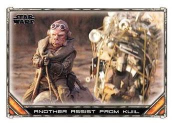 2020 Topps Star Wars: The Mandalorian Season 1 #18 Another Assist from Kuiil Front