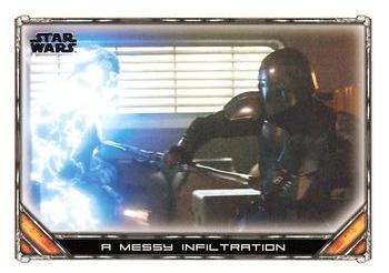 2020 Topps Star Wars: The Mandalorian Season 1 #33 A Messy Infiltration Front