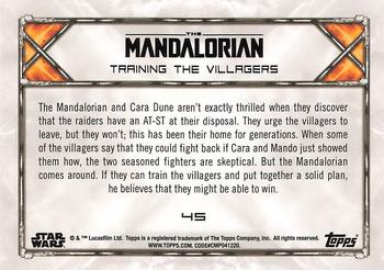 2020 Topps Star Wars: The Mandalorian Season 1 #45 Training the Villagers Back