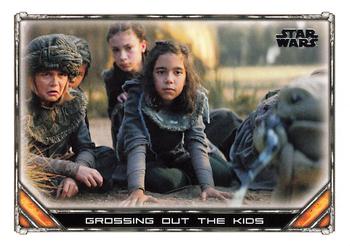 2020 Topps Star Wars: The Mandalorian Season 1 #50 Grossing out the Kids Front