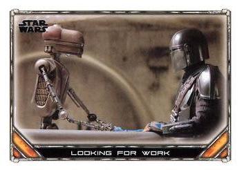 2020 Topps Star Wars: The Mandalorian Season 1 #56 Looking for Work Front
