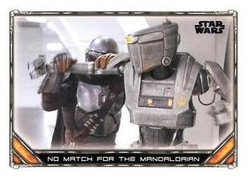 2020 Topps Star Wars: The Mandalorian Season 1 #72 No Match for The Mandalorian Front