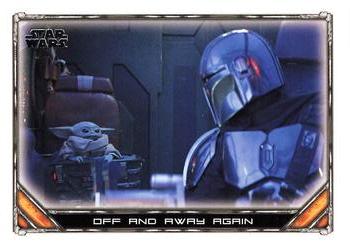 2020 Topps Star Wars: The Mandalorian Season 1 #77 Off and Away Again Front