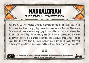 2020 Topps Star Wars: The Mandalorian Season 1 #82 A Friendly Competition Back