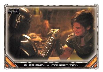 2020 Topps Star Wars: The Mandalorian Season 1 #82 A Friendly Competition Front