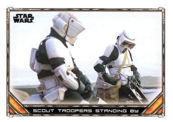 2020 Topps Star Wars: The Mandalorian Season 1 #90 Scout Troopers Standing By Front