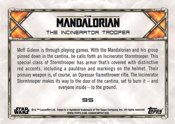 2020 Topps Star Wars: The Mandalorian Season 1 #95 The Incinerator Trooper Back