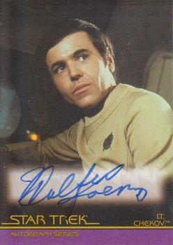 2007 Rittenhouse The Complete Star Trek Movies - Autograph Series #A30 Walter Koenig Front