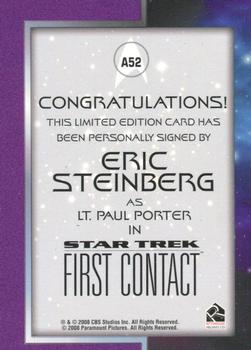 2008 Rittenhouse Star Trek Movies In Motion - Autograph Series #A52 Eric Steinberg Back