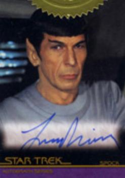 2008 Rittenhouse Star Trek Movies In Motion - Autograph Series #A63 Leonard Nimoy Front