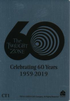 2020 Rittenhouse Twilight Zone Archives - Case Topper Checklist #CT1 60th Anniversary Montage Back