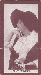 1908 Scissors Actresses/Beauties #6 May Kinder Front