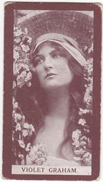 1908 Scissors Actresses/Beauties #10 Violet Graham Front