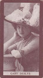 1908 Scissors Actresses/Beauties #11 Gaby Deslys Front