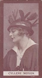 1908 Scissors Actresses/Beauties #16 Cyllene Moxon Front
