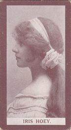 1908 Scissors Actresses/Beauties #22 Iris Hoey Front