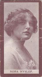 1908 Scissors Actresses/Beauties #29 Nora Hyslop Front