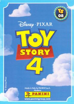 2019 Panini Toy Story 4 Album Stickers - Cards #TS8 Woody / Forky Back