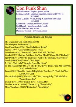 2020 J2 Cards Classic R&B and Soul #72 Con Funk Shun Back