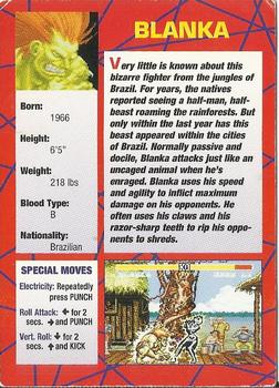 1994 Game Players Magazine Super Street Fighter II: The Street 16 #2 Blanka Back