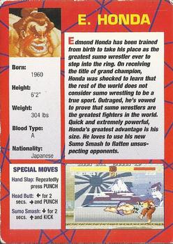 1994 Game Players Magazine Super Street Fighter II: The Street 16 #3 E. Honda Back