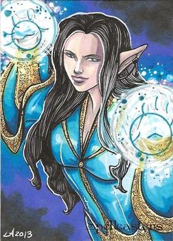2013 Perna Studios Spellcasters - Artist Sketches #NNO Lynne Anderson Front