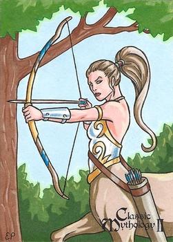 2014 Perna Studios Classic Mythology II - Artist Sketches #NNO Elaine Perna Front