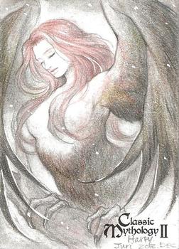 2014 Perna Studios Classic Mythology II - Artist Sketches #NNO Juri H. Chinchilla Front