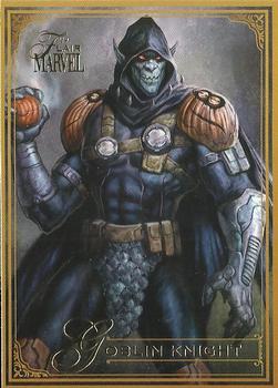2019 Flair Marvel - Gold #29 Goblin Knight Front