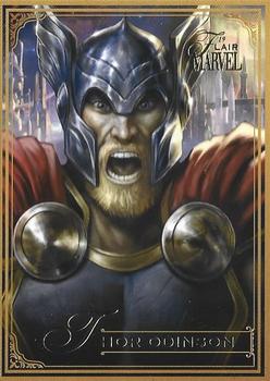 2019 Flair Marvel - Gold #81 Thor Odinson Front