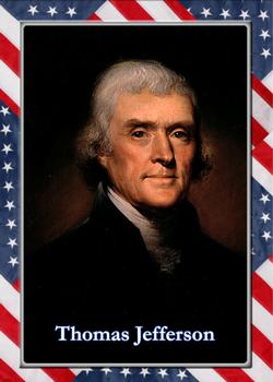 2020 J2 Cards U.S. Presidents #3 Thomas Jefferson Front