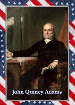 2020 J2 Cards U.S. Presidents #6 John Quincy Adams Front