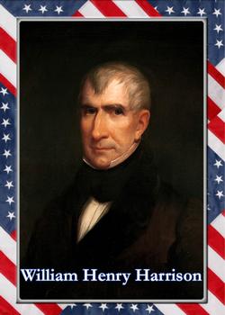 2020 J2 Cards U.S. Presidents #9 William Henry Harrison Front