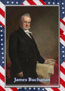 2020 J2 Cards U.S. Presidents #15 James Buchanan Front