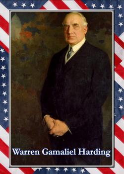 2020 J2 Cards U.S. Presidents #29 Warren G. Harding Front